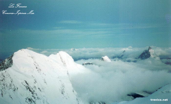 Aurora sul Monte Rosa