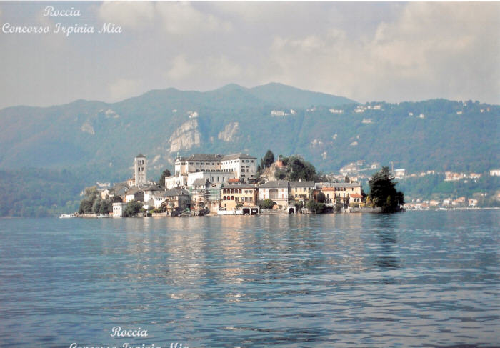 Lago d’Orta, veduta dell’isola