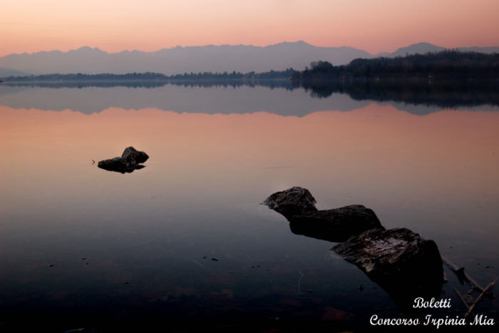 Tramonto lacustre