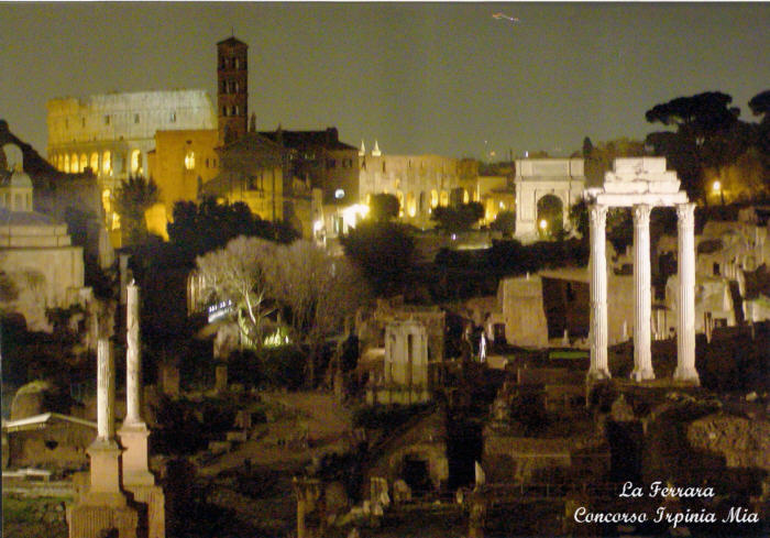 Spettrale visione del Foro Romano