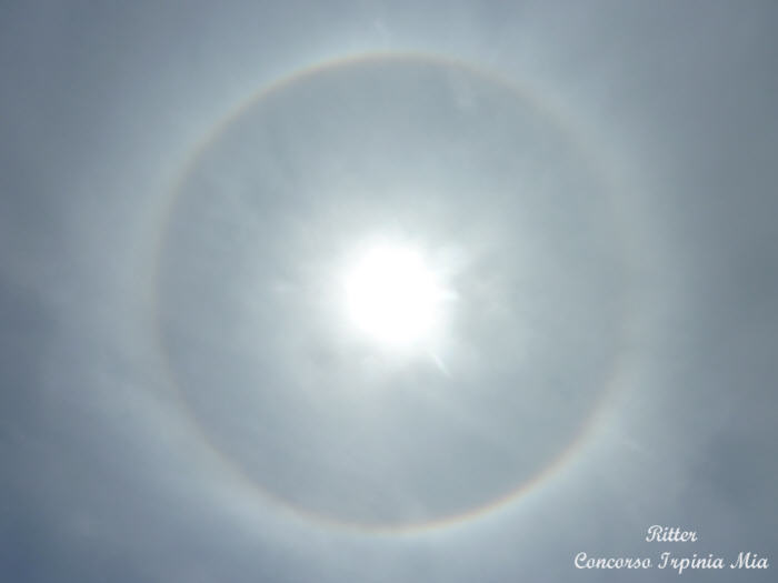 L'arcobaleno intorno al sole