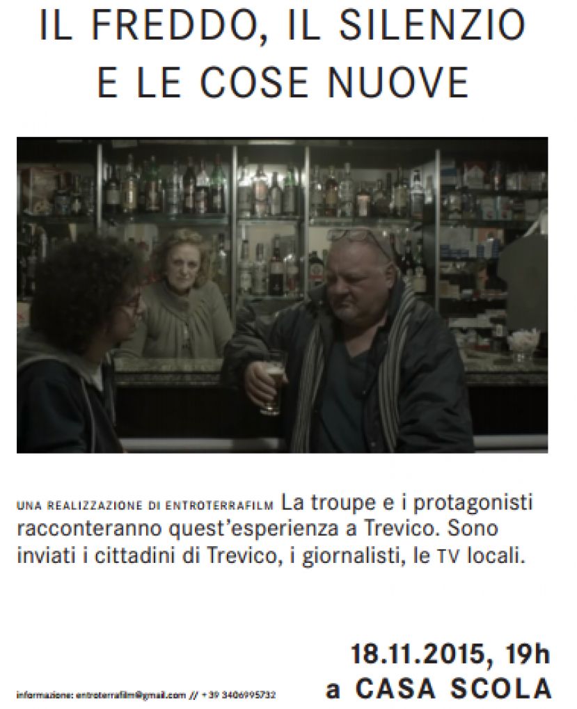 Il freddo, il silenzio e le cose nuove