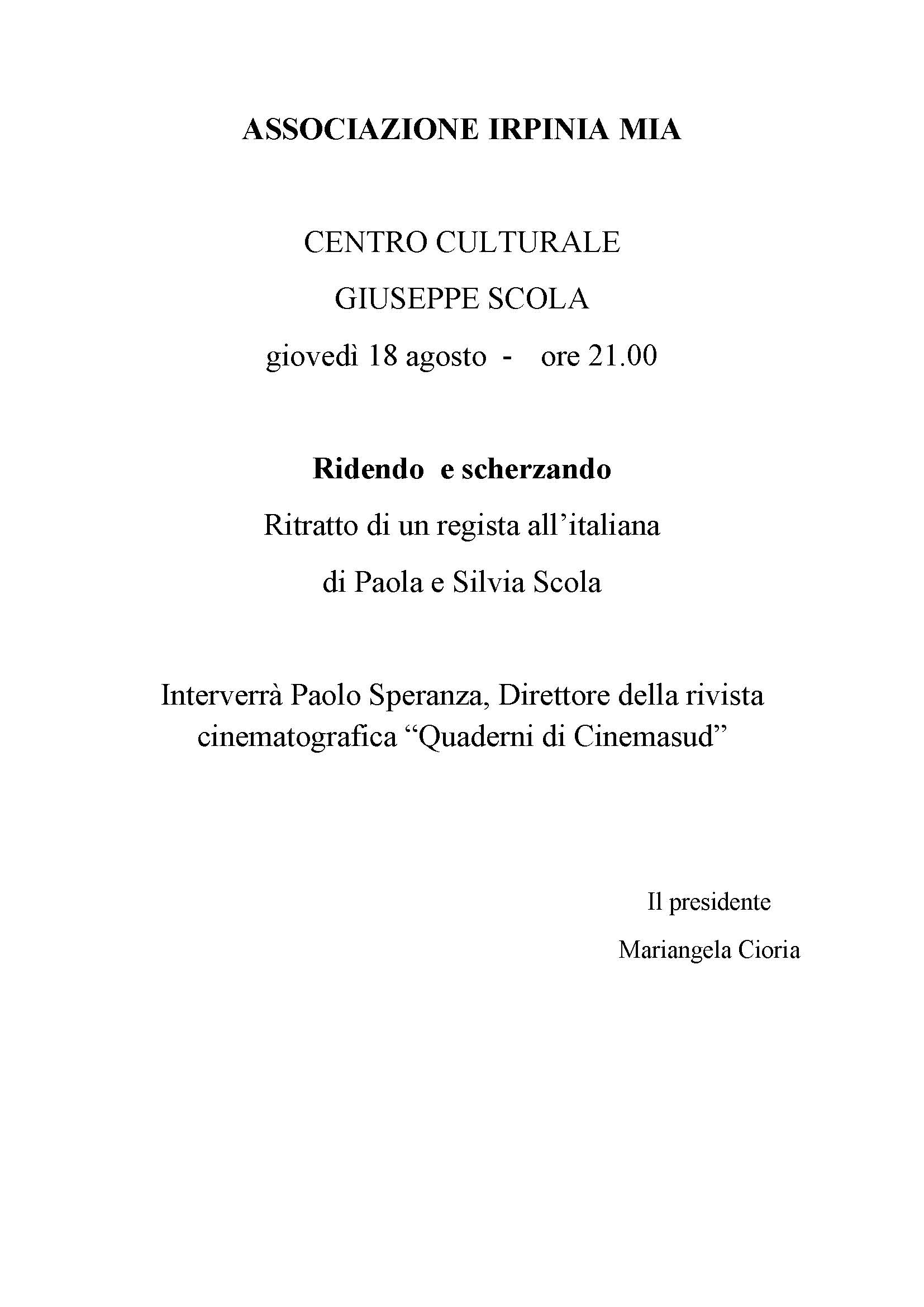 Ridendo e Scherzando