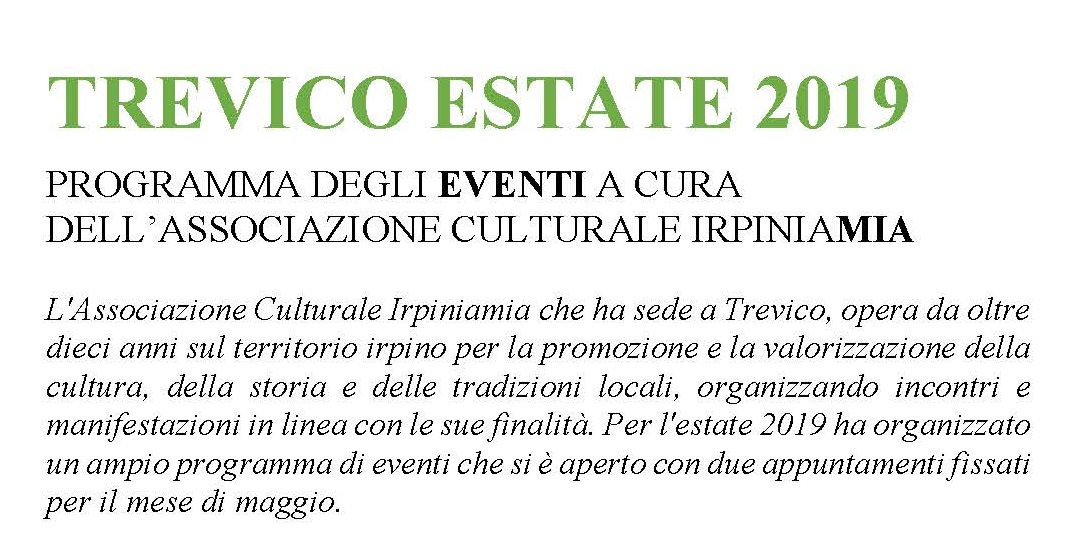 Trevico estate 2019